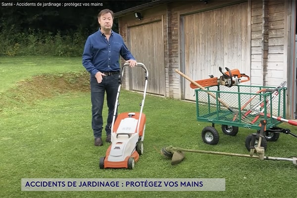 Accident de jardinage – Télématin (07/2021)